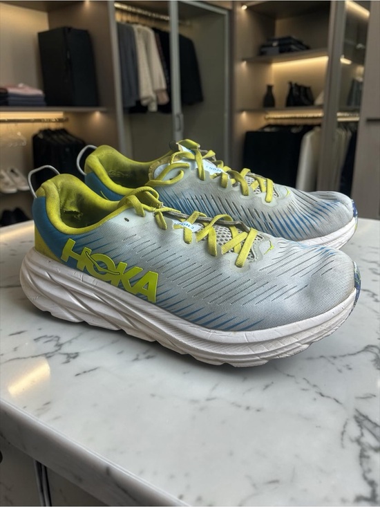 Hoka Shoes - Hoka Z5181 Mens Ice Water/Diva Blue Rincon 3 Low Top Running Sneakers Size 9.5